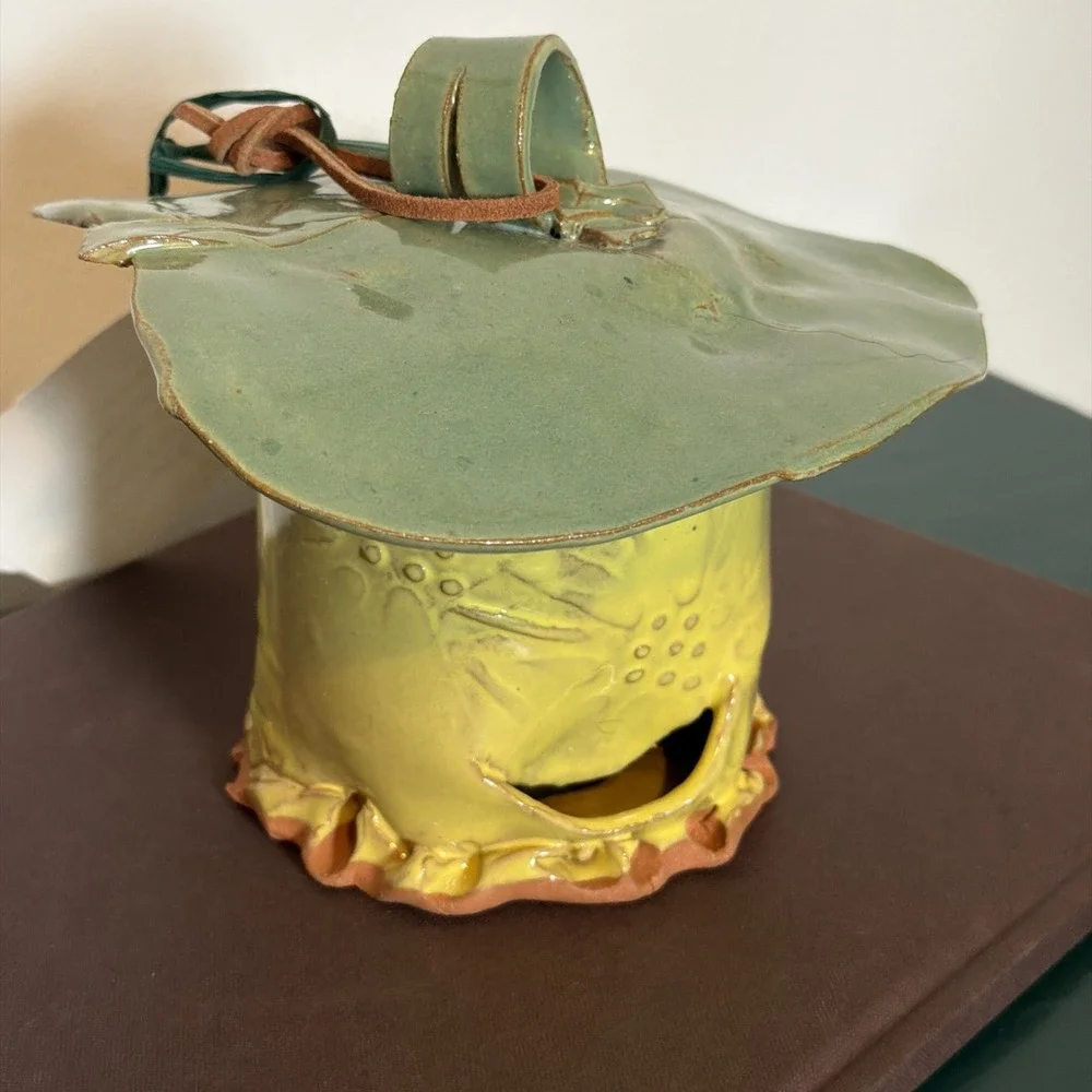 Handcrafted Bird Feeder Whimsical Fairy House‎ By Artisan Shelly Johnston